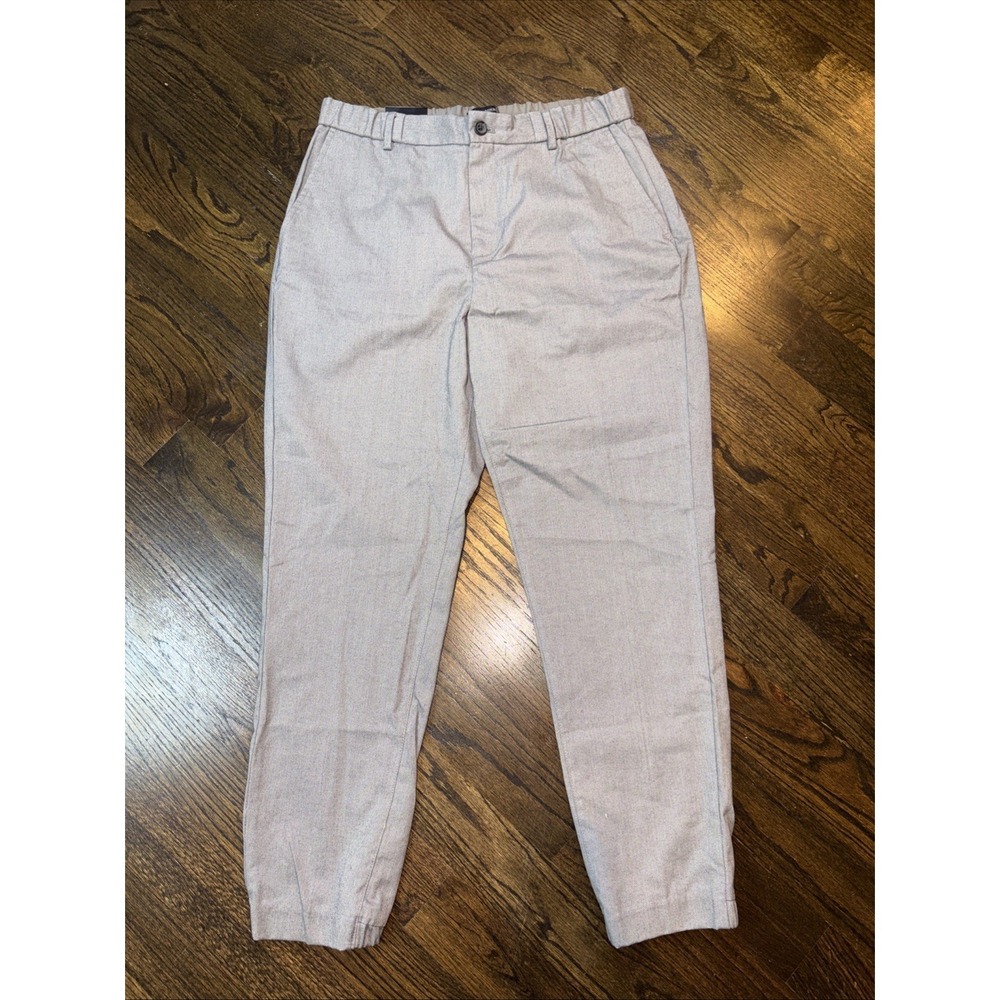 Banana‎ Republic Aiden Fit 36x32 Herringbone Gray Slim Fit Preppy Old Money